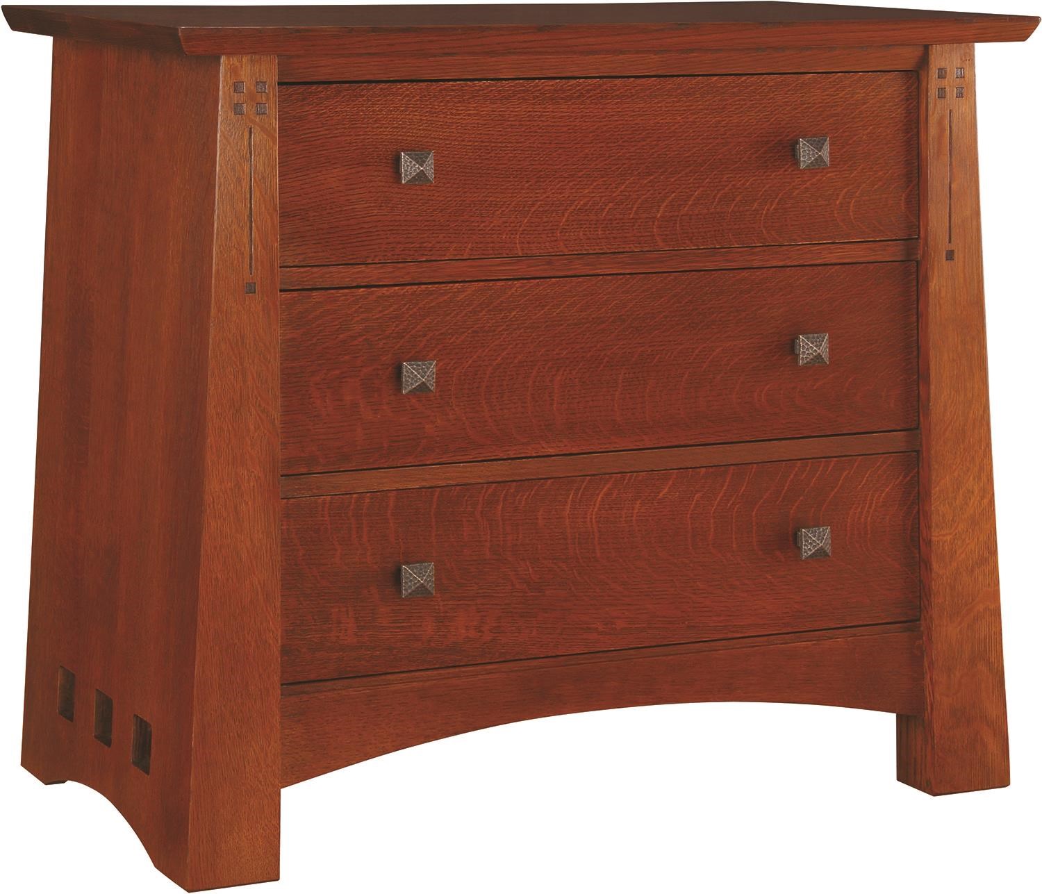 Stickley Highlands Collection Cherry 3 Drawer Nightstand Williams
